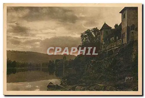 Ansichtskarte AK La Region du Limousin La Maison de la Clarisse et les Rives de la Dordogne a Beaulieu