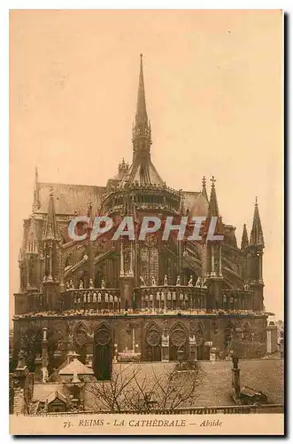 Cartes postales Reims La cathedrale Abside