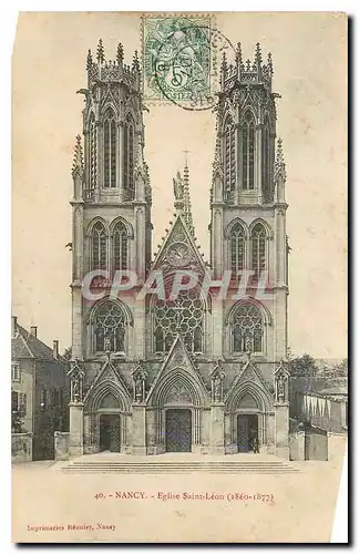 Cartes postales Nancy Eglise Saint leon