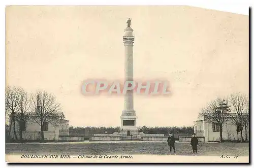 Cartes postales Boulogne sur Mer Colonne de la Grande Armee