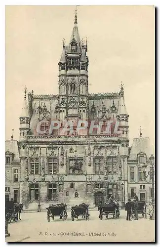 Cartes postales Compiegne l'Hotel de Ville