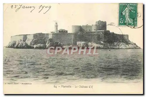 Cartes postales Marseille Le Chateau d'If