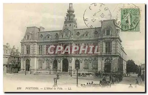 Cartes postales Poitiers l'Hotel de Ville