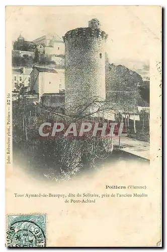 Cartes postales Poitiers Vienne Tour Aymard de Beaupuy