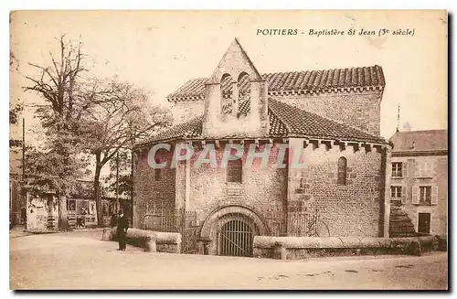 Cartes postales Poitiers Baptistere St Jean