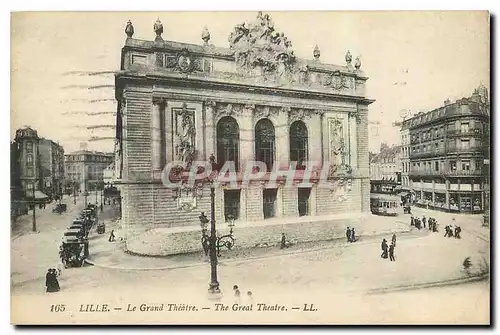 Ansichtskarte AK Lille Le Grand Theatre