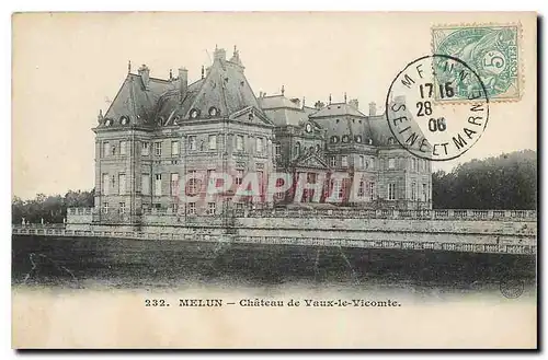 Ansichtskarte AK Melun Chateau de Vaux le Vicomte