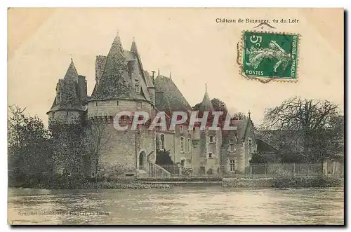 Cartes postales Chateau de Bazouges vu du Loir