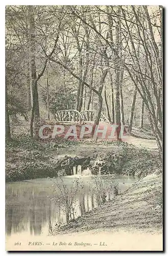 Cartes postales Paris Le Bois de Boulogne