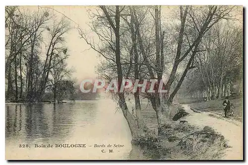 Cartes postales Bois de Boulogne Bords de Seine