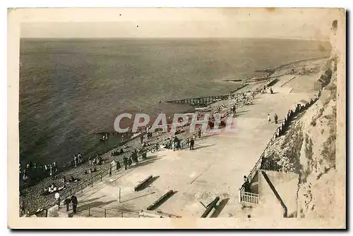 Cartes postales Ault Onival Somme La Plage a maree haute