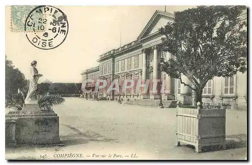 Ansichtskarte AK Compiegne Vue sur le Parc