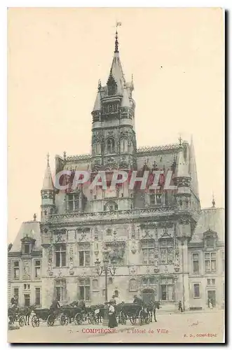 Cartes postales Compiegne l'Hotel de Ville