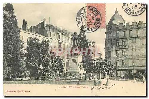 Cartes postales Nancy Place Thiers