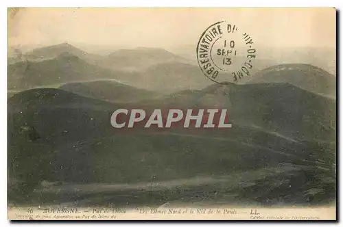 Cartes postales Auvergne Puy de Dome Les Domes Nord et le Nid de la Poule