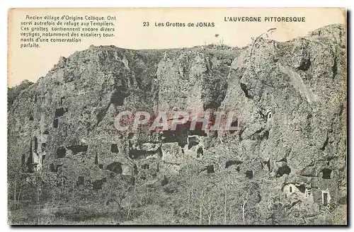 Ansichtskarte AK l'Auvergne Pittoresque Les Grottes de Jonas