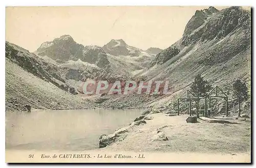 Cartes postales Env de Cauterets Le Lac d'Estom