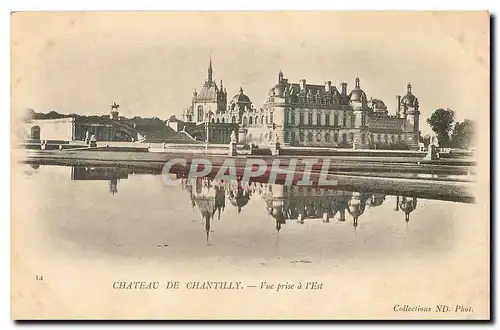 Ansichtskarte AK Chateau de Chantilly Vue prise a l'Est