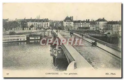 Cartes postales Compiegne Vue generale