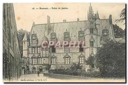 Cartes postales Beauvais Palais de Justice