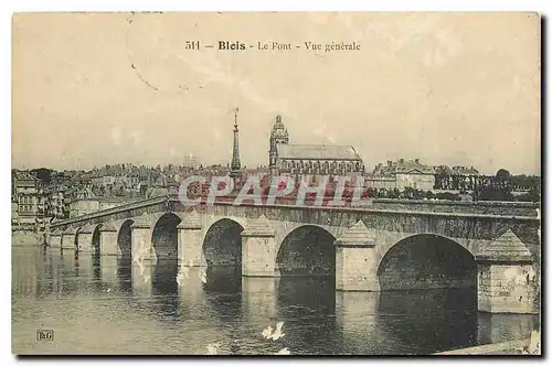 Cartes postales Blois Le Pont Vue generale