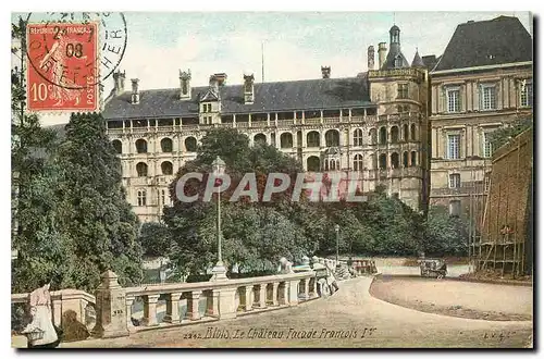 Cartes postales Blois Le Chateau Facade Francois I