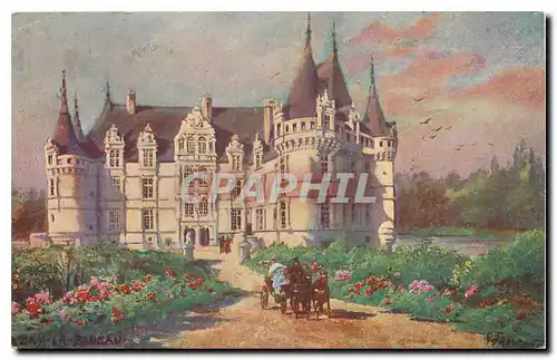 Ansichtskarte AK Ch�teau Azay le Rideau