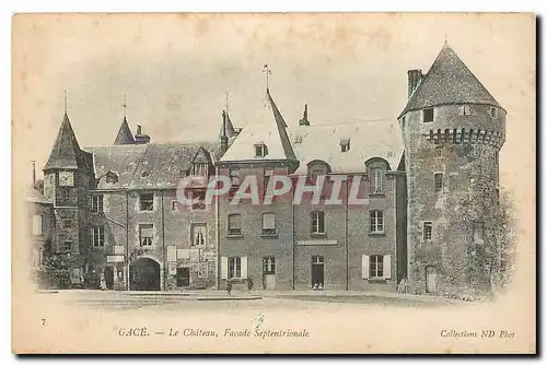 Cartes postales Gace Le Chateau Facade Septentrionale
