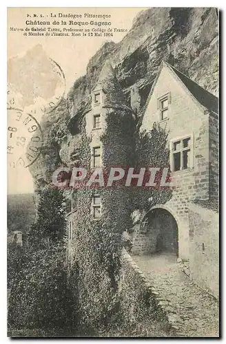 Ansichtskarte AK La Dordogne Pittoresque Chateau de la Roque Gageac