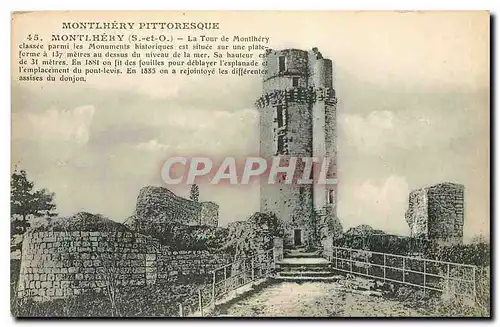 Cartes postales Monthlery Pittoresque Montlhery S et O La tour de Monthlery