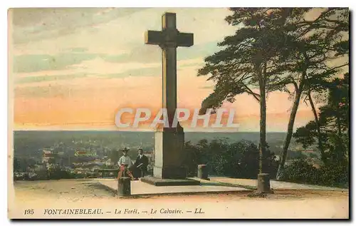 Cartes postales Fontainebleau La Foret Le Calvaire