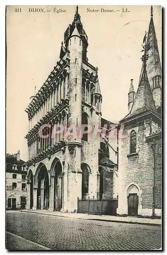 Cartes postales Dijon Eglise Notre Dame