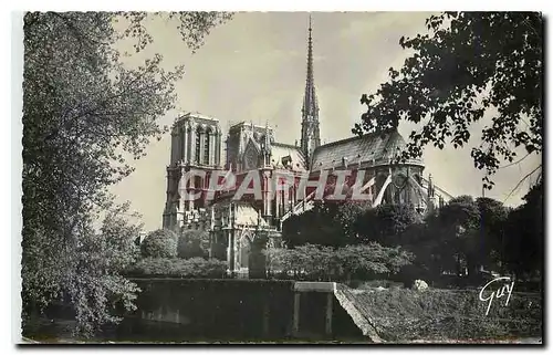 Cartes postales Paris et ses Merveilles La Cathedrale Notre Dame vue du sud est