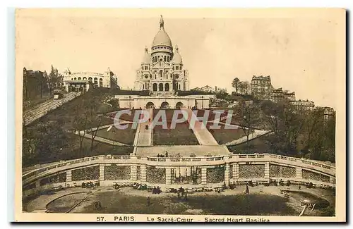 Cartes postales Paris La Sacre Coeur