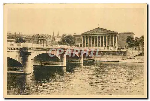 Cartes postales Paris en Flanant La Chambre des Deputes et le Pont de la Concorde