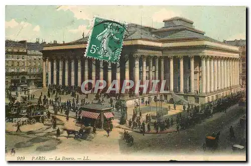 Cartes postales Paris La Bourse