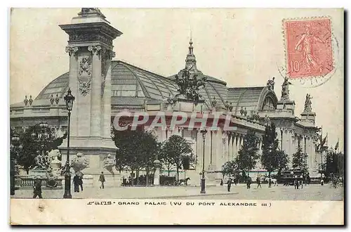 Ansichtskarte AK Paris Grand Palais Vu du Pont Alexandre III