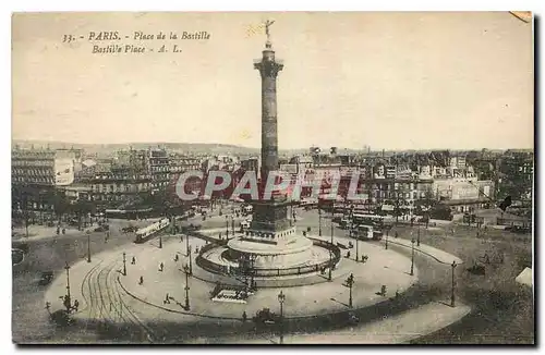 Cartes postales Paris Place de la Bastille