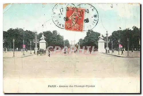 Cartes postales Paris Avenue des Champs Elysees