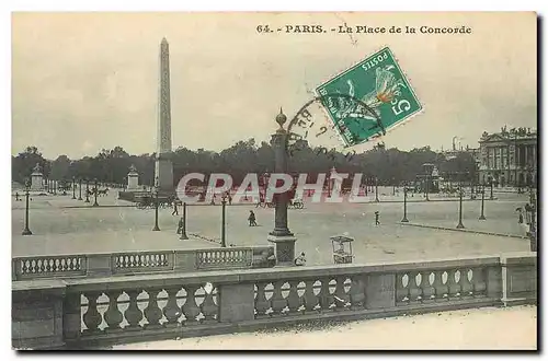 Cartes postales Paris La Place de la Concorde