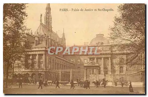 Ansichtskarte AK Paris Palais de Justice et Ste Chapelle