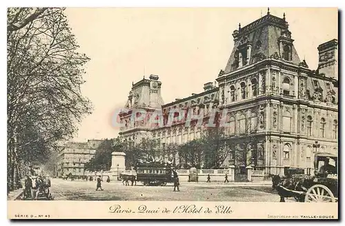 Cartes postales Paris l'Hotel de Ville