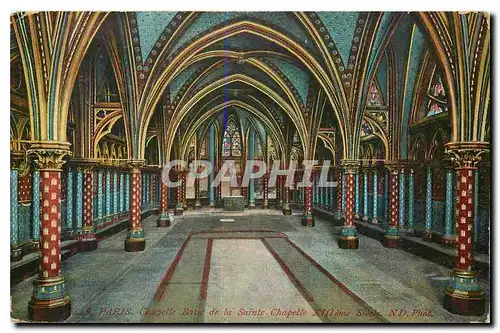 Cartes postales Paris Chapelle de la Sainte Chapelle