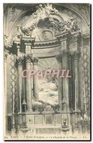 Ansichtskarte AK Paris l'Eglise St Sculpice La Chapelle de la Vierge