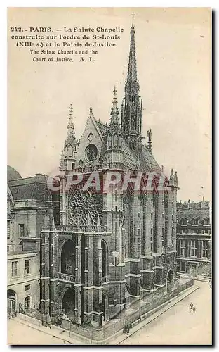 Cartes postales Paris La Sainte Chapelle