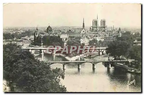 Cartes postales Paris La Cite Notre Dame et les ponts