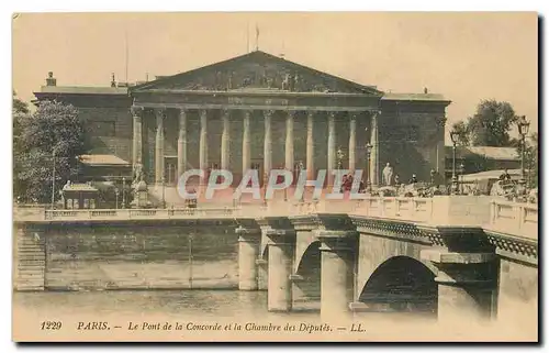 Cartes postales Paris Le Pont de la Concorde et la Chambre des Deputes