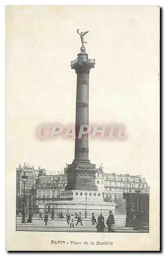 Cartes postales Paris Place de la Bastille