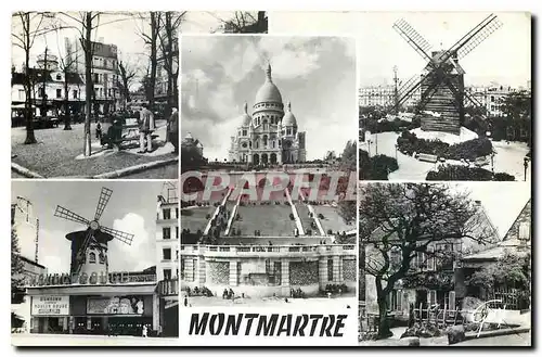 Cartes postales Paris et ses Merveilles Montmarte La basilique du Sacre Coeur de Montmartre