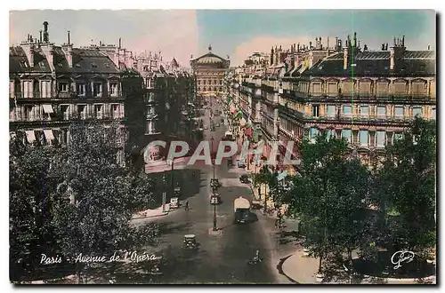 Cartes postales Paris Avenue de l'Opera